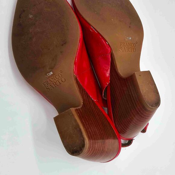 Franco Sarto Cherry Slingback Heels - Picture 6 of 13
